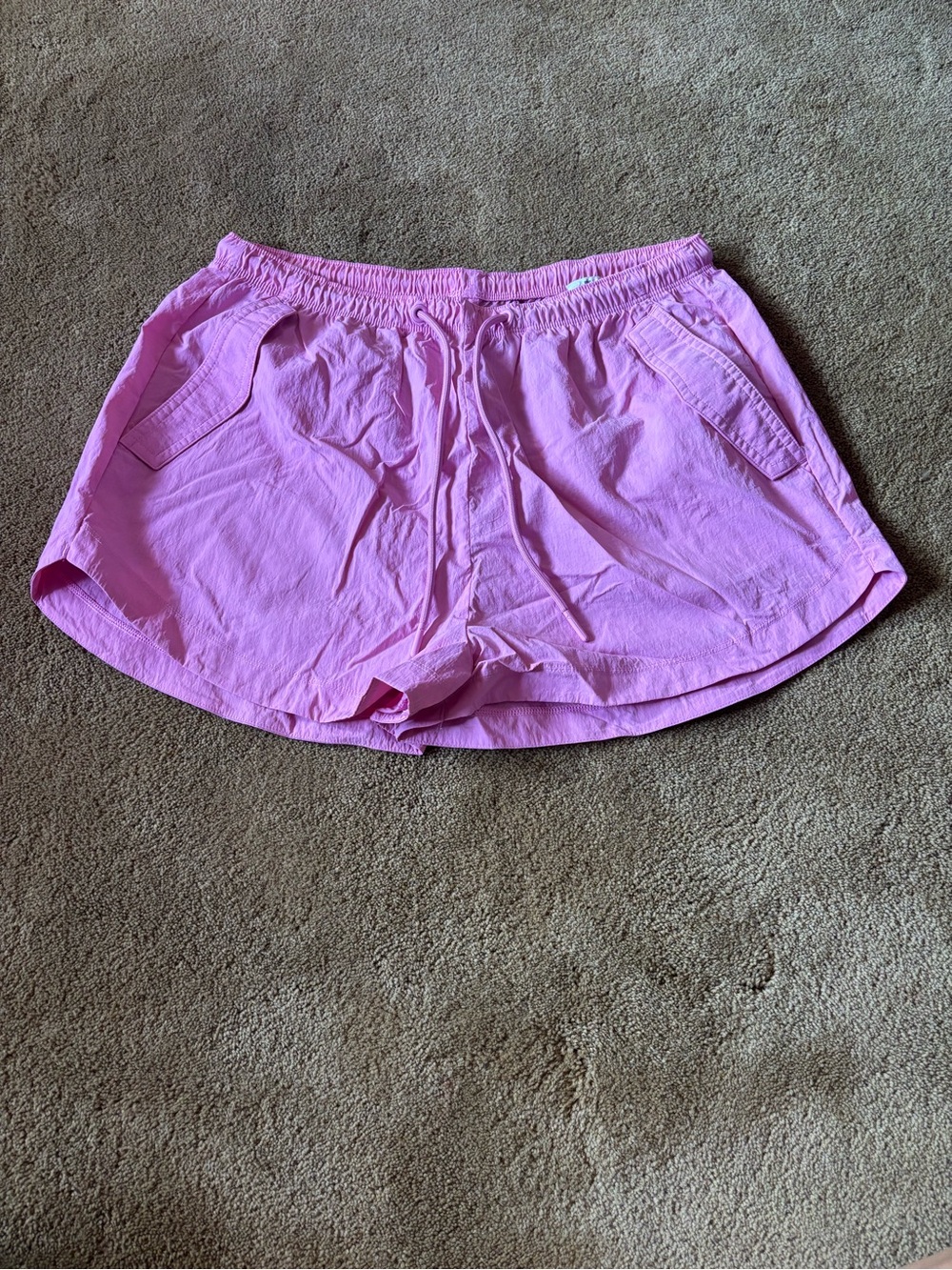Hollister Light Pink Athletic Drawstring Shorts